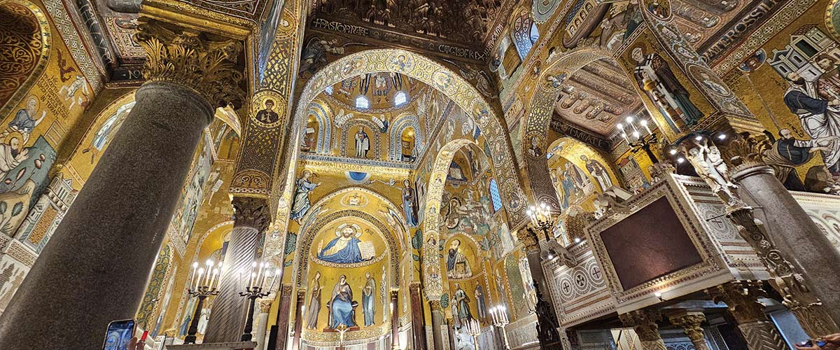 Inside Palermo Cathedral